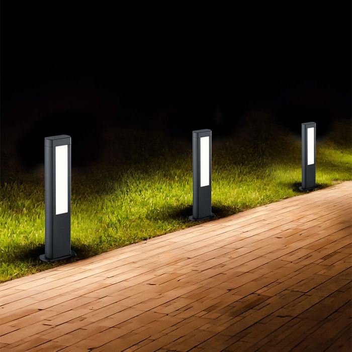 Anthracite outdoor light modern, Yndira, 5,5W, 3000K LED, IP54
