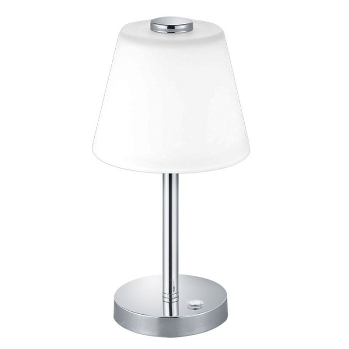 Chrome table lamp modern, Liv, 4W, 3000K LED, with switch