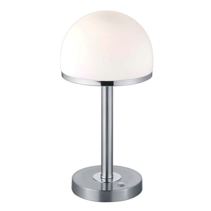 Nickel table lamp modern, Willem, 4W, 3000K LED, with switch