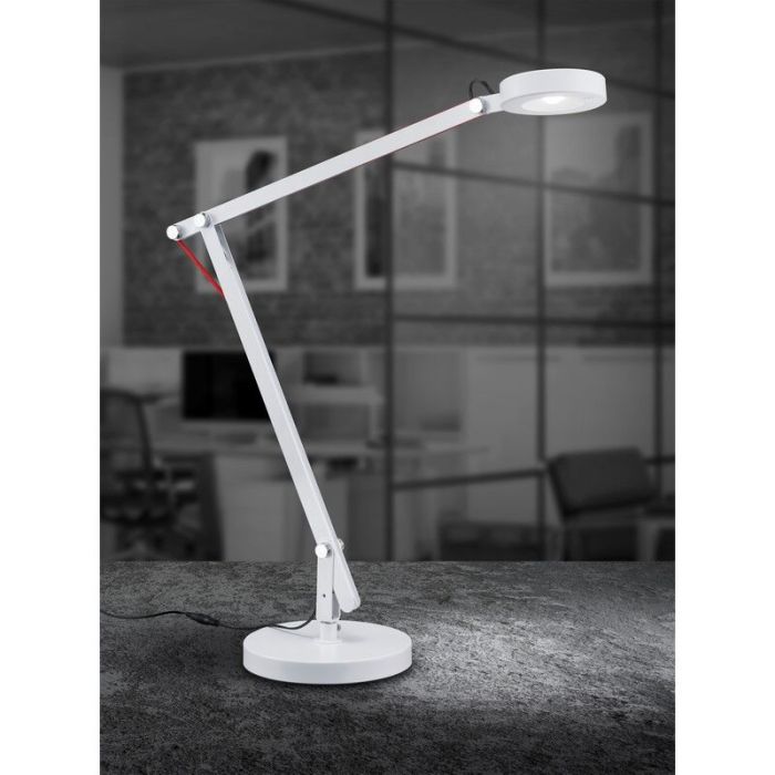 White table lamp modern, Pardoes, 5W, 3000K LED, with switch