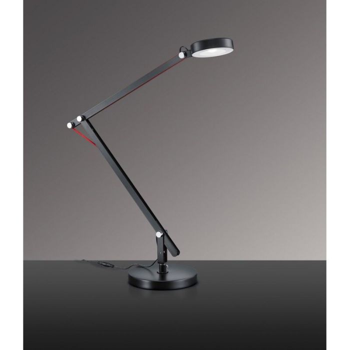 Black table lamp modern, Pardoes, 5W, 3000K LED, with switch