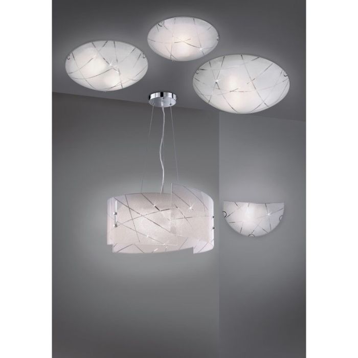 White flush ceiling light modern, Fortes