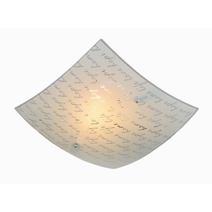White flush ceiling light classic, Anna