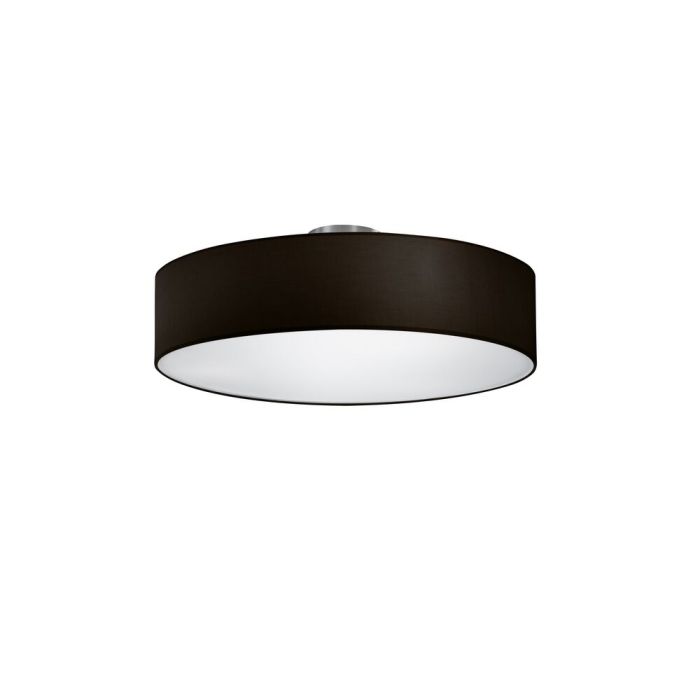 Nickel flush ceiling light metal, Ledbury