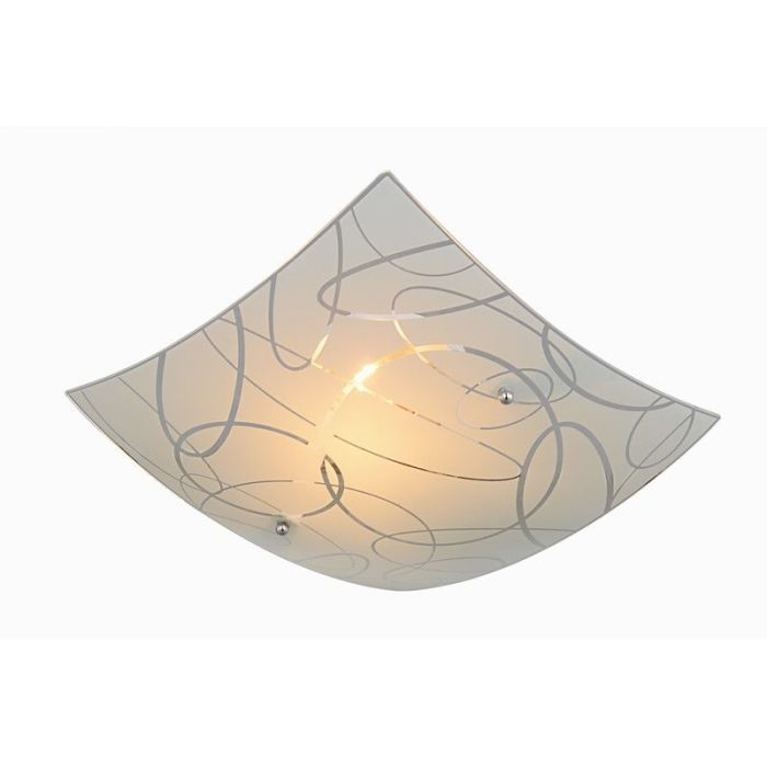 White flush ceiling light classic, Antoine