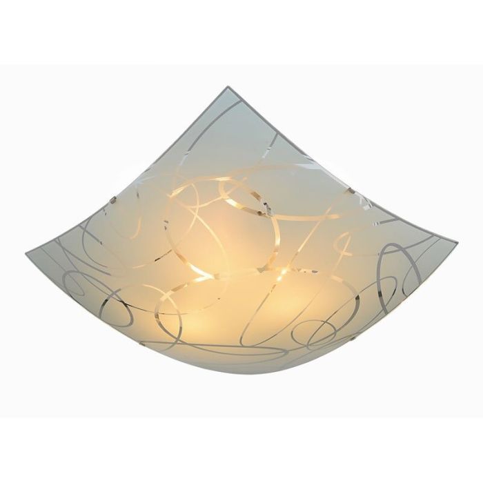 White flush ceiling light classic, Antoine