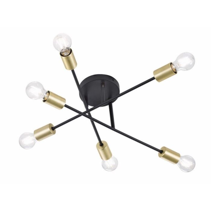 Black flush ceiling light modern, Kyan