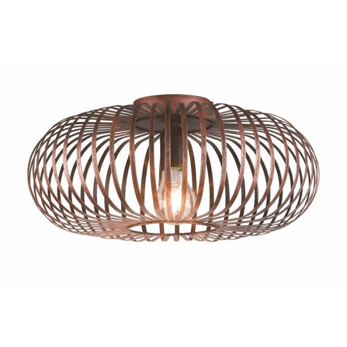 Copper flush ceiling light modern, Avni