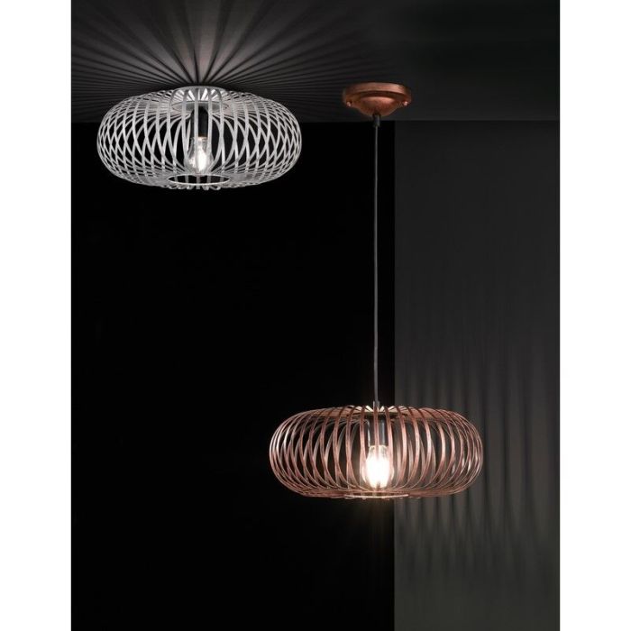 Copper flush ceiling light modern, Avni
