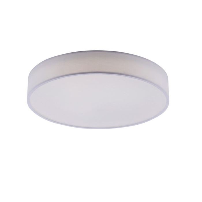 White flush ceiling light modern, Gording, 45W, RGBW LED, with remote control