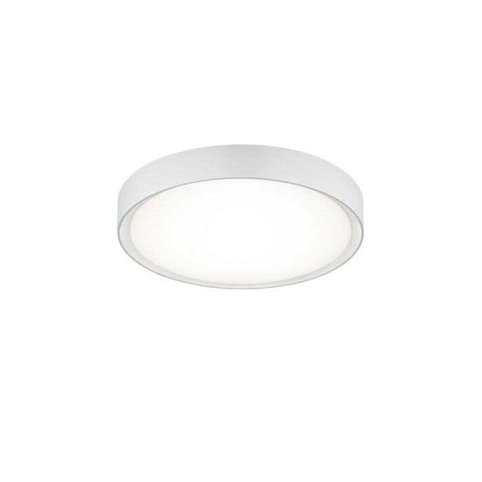 White bathroom ceiling light plastic, Evelina, 18W, 3000K LED, IP44