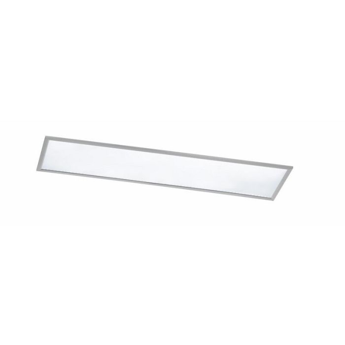 Nickel flush ceiling light modern, Badria, 30W, 3000K LED