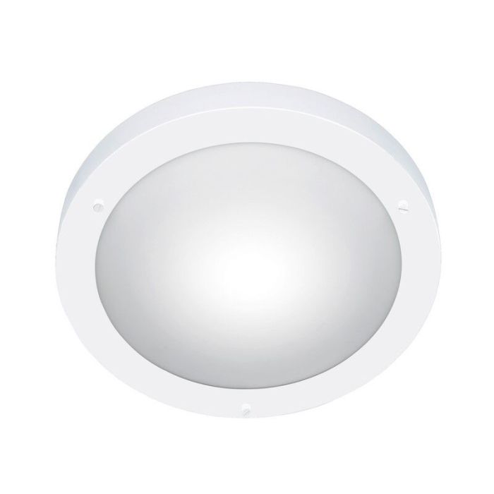 White bathroom ceiling light glass, Hadleigh, IP44