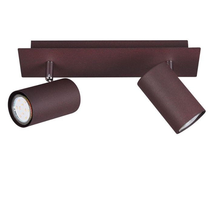 Rust Coloured ceiling spotlight modern, Kaso