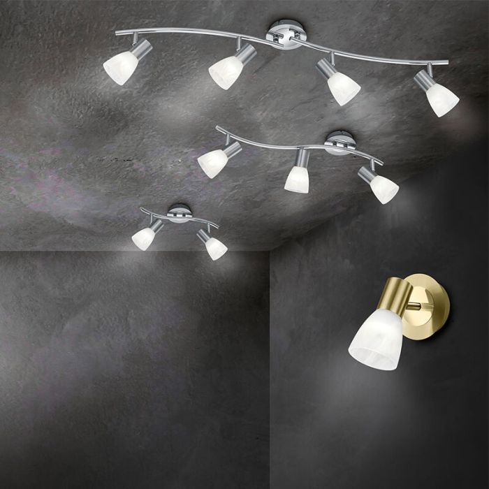 Nickel ceiling spotlight modern, Gustav