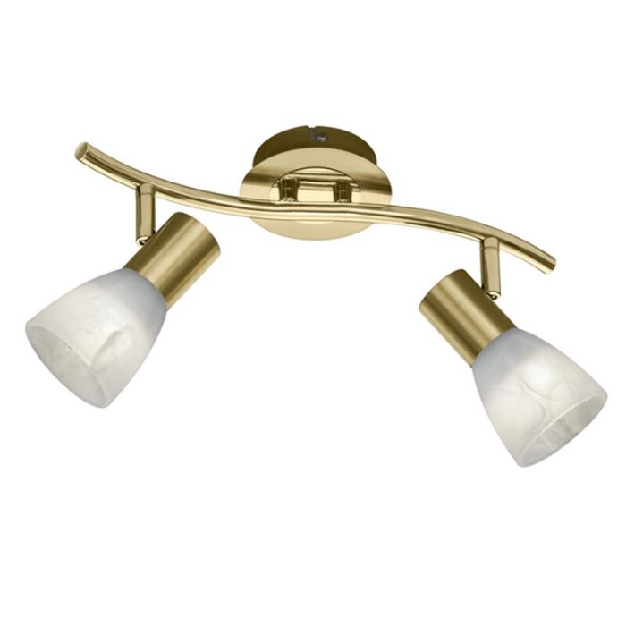 Brass ceiling spotlight modern, Gustav