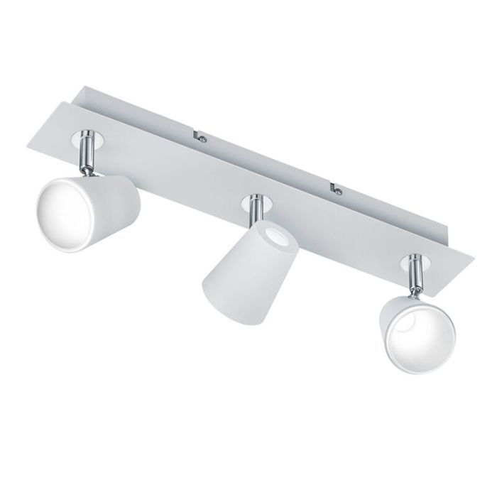 White ceiling light glass, Laysha, 6W, 3000K LED