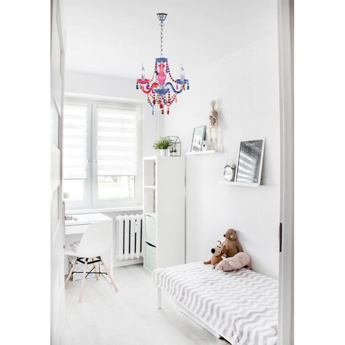 Multicoloured chandelier classic, Pedra