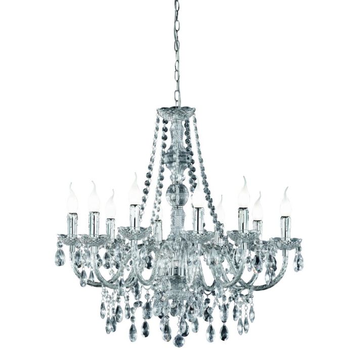 Transparent chandelier classic, Pedra