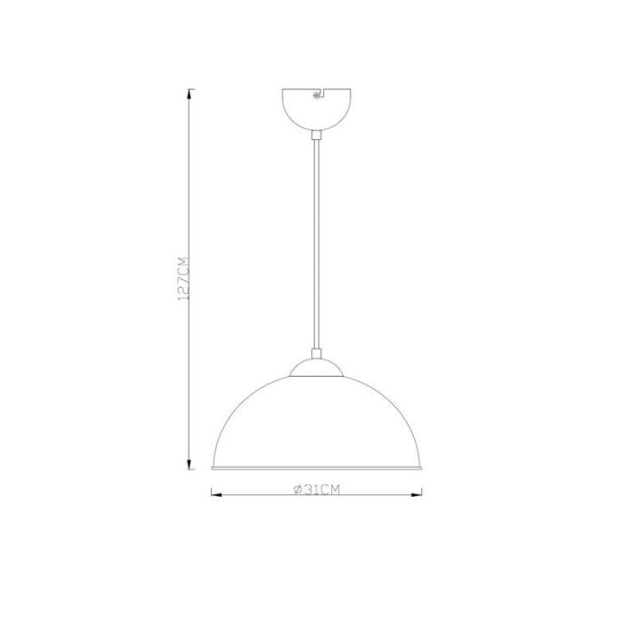 Black pendant light metal, Lyndee
