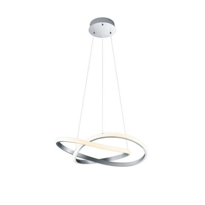 Nickel pendant light modern, Aby, 27W, 3000K LED