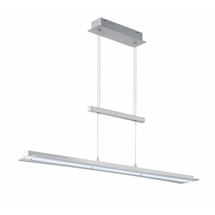 Nickel dining table hanging lamp modern, Port, 18W, warm to cold white adjustable LED