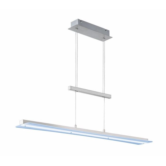 Nickel dining table hanging lamp modern, Port, 18W, warm to cold white adjustable LED