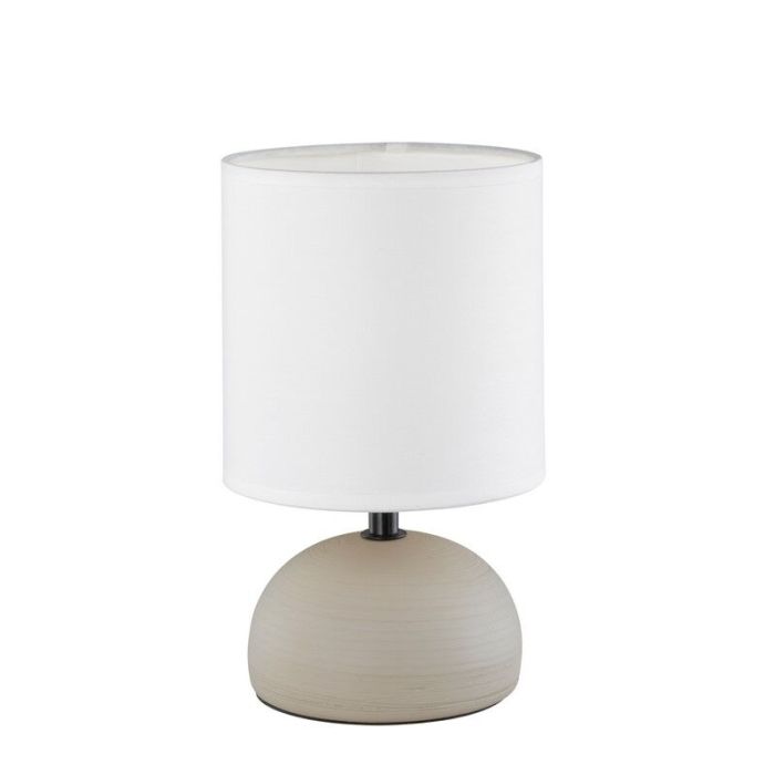 Ceramic table lamp white, Yeraz, with switch