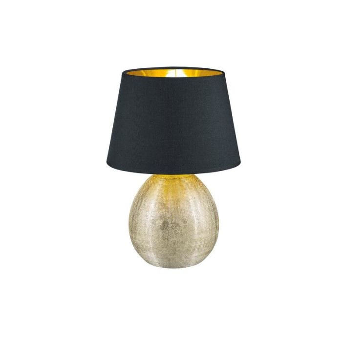 Ceramic table lamp gold, Yet, with switch