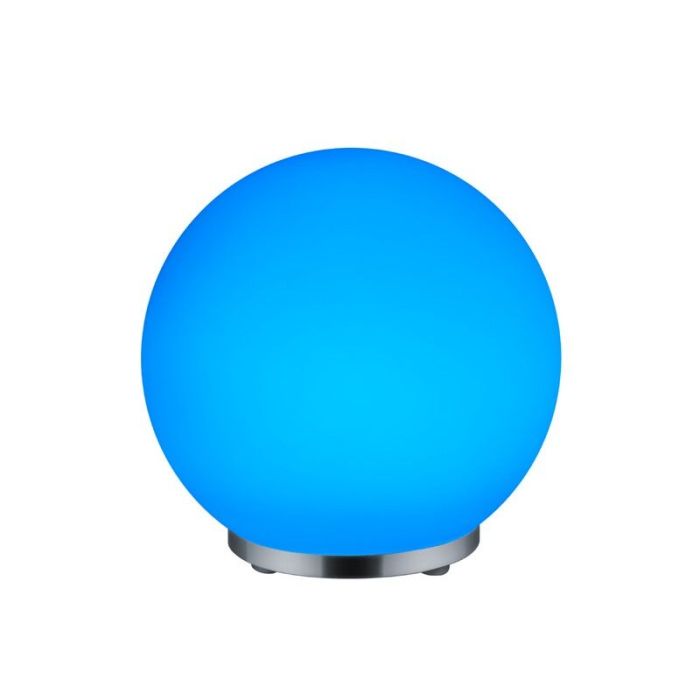 Chrome table lamp modern, Berkant, 5,5W, 3000K LED, with remote control