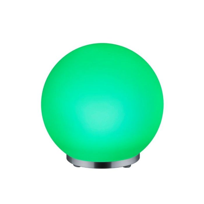 Chrome table lamp modern, Berkant, 5,5W, 3000K LED, with remote control