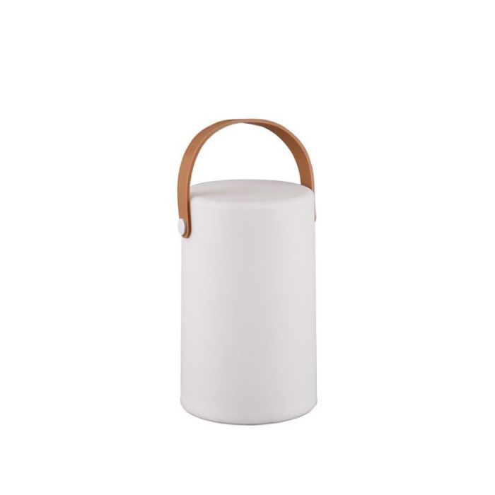 White outdoor table lamp modern, Marso, 1W, 3000K LED, IP44, with switch