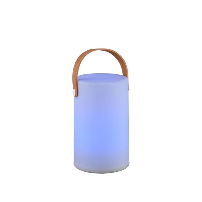 White outdoor table lamp modern, Marso, 1W, 3000K LED, IP44, with switch