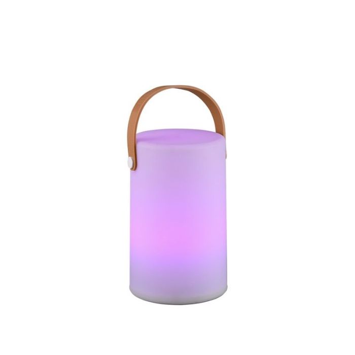 White outdoor table lamp modern, Marso, 1W, 3000K LED, IP44, with switch