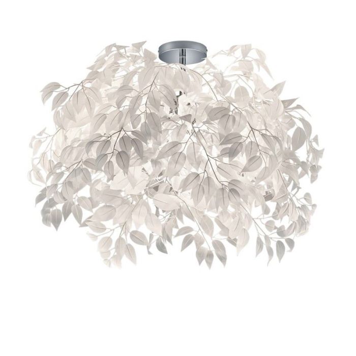 Chrome flush ceiling light retro, Urwa