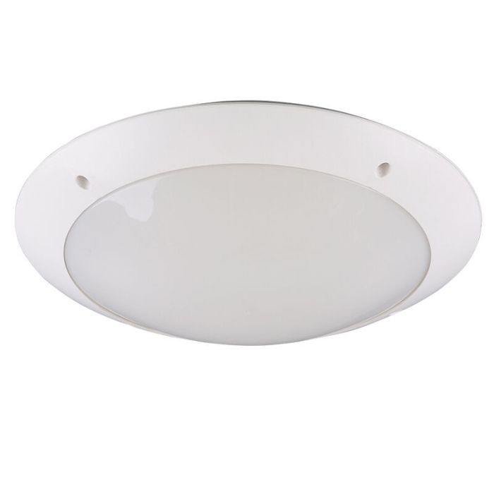 White flush ceiling light modern, Gandrup, IP54