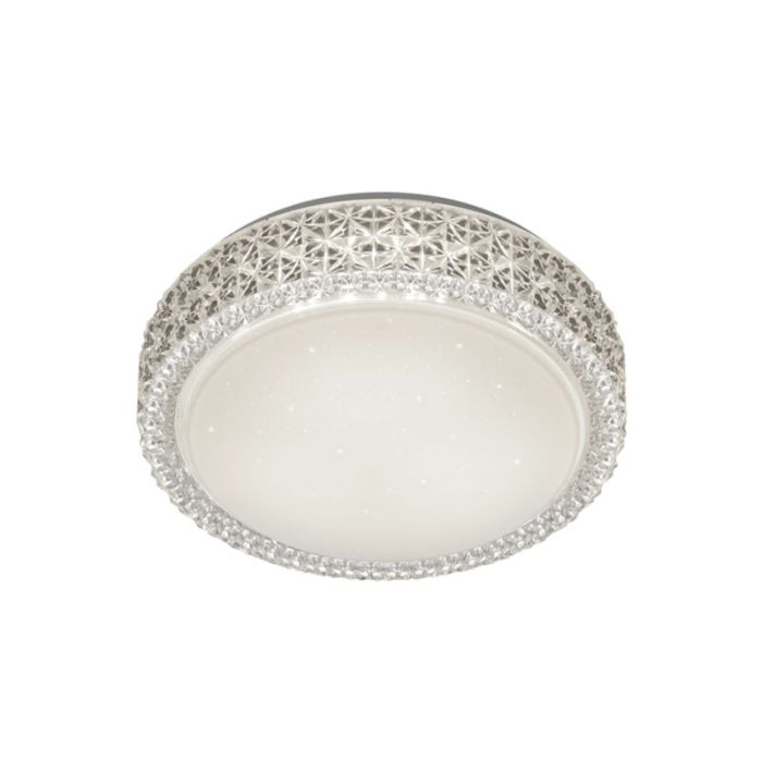 White flush ceiling light classic, Valentina, 12W, 3000K LED