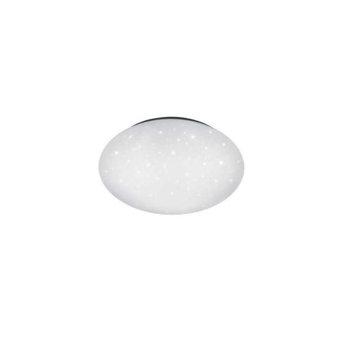 White flush ceiling light plastic, Vanysia, 18W, 4000K LED, IP44