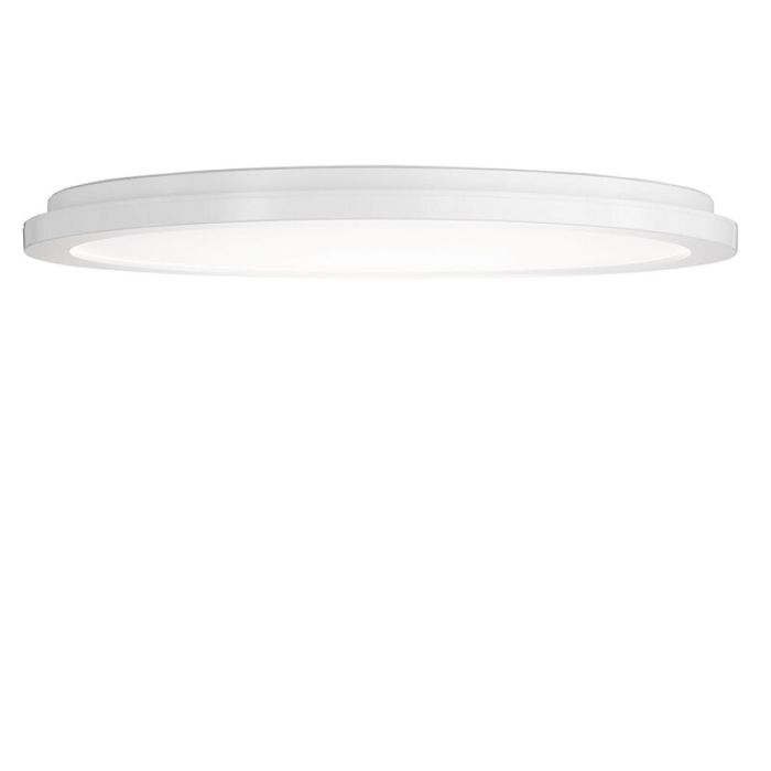 White flush ceiling light modern, Gistrup, 24W, 3000K LED, IP44