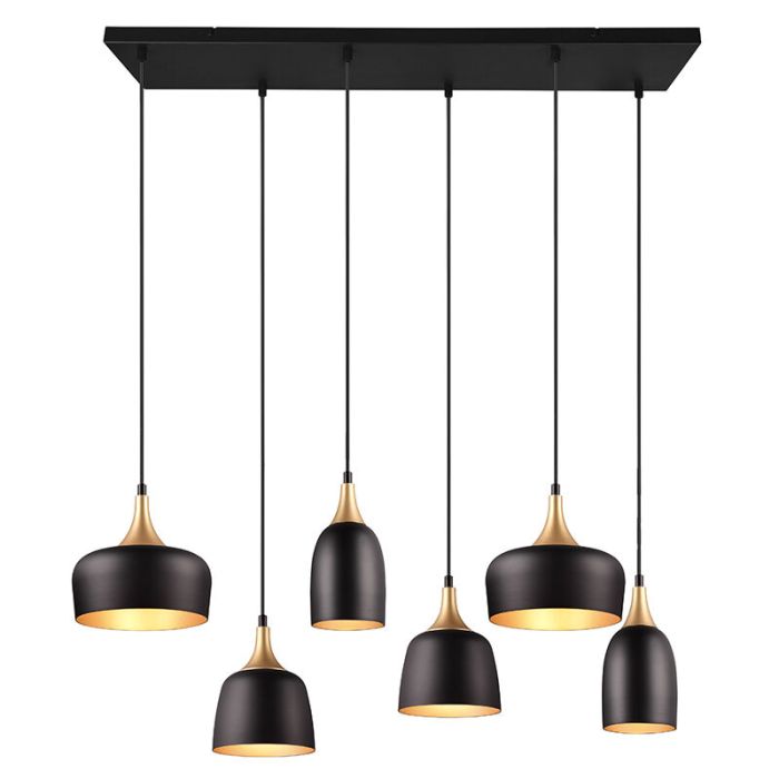 Black pendant light modern, Declan