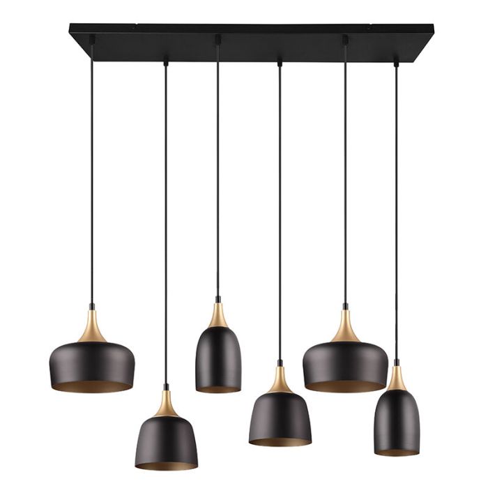 Black pendant light modern, Declan