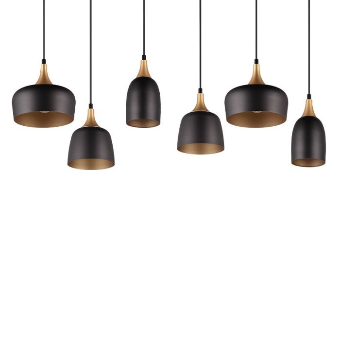 Black pendant light modern, Declan