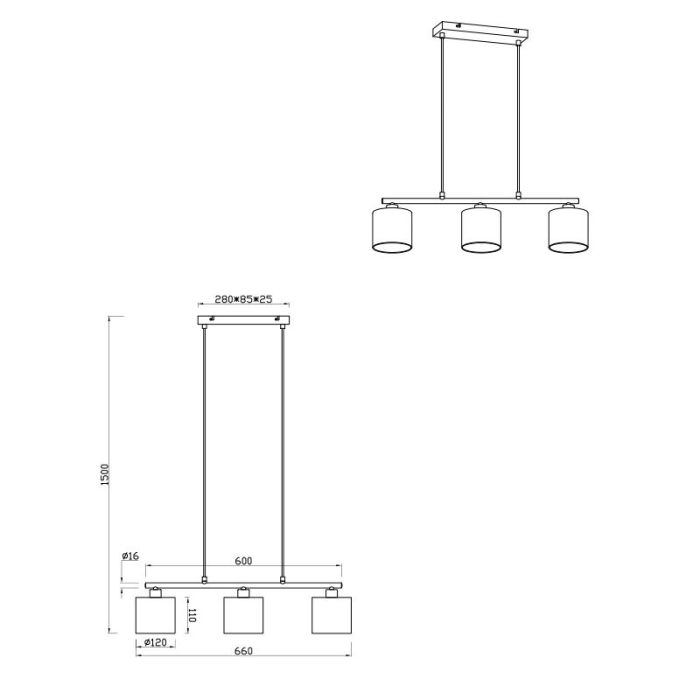 Beige pendant light modern, Ercan