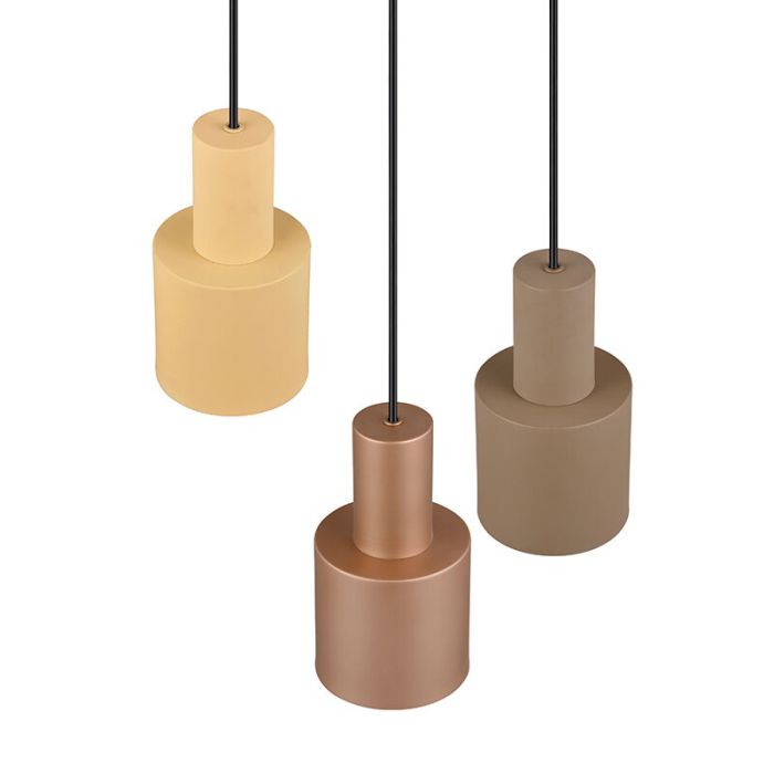 Taupe pendant light modern, Amila
