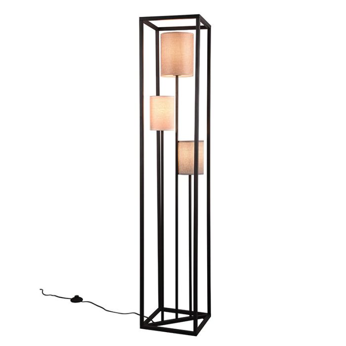 Black floor lamp modern, Gilano