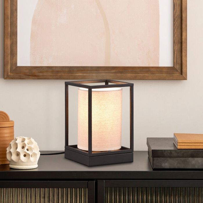 Black table lamp modern, Gilano