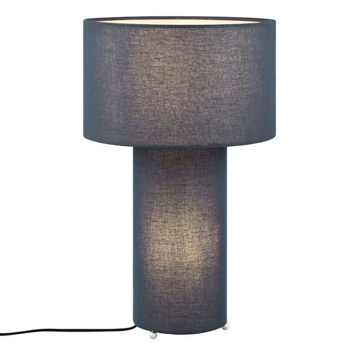 Blue table lamp fabric, Denilson