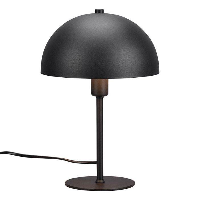 Black table lamp modern, Fransisca, with switch