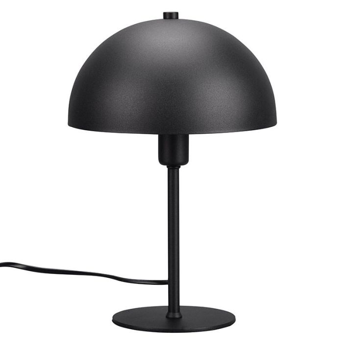 Black table lamp modern, Fransisca, with switch