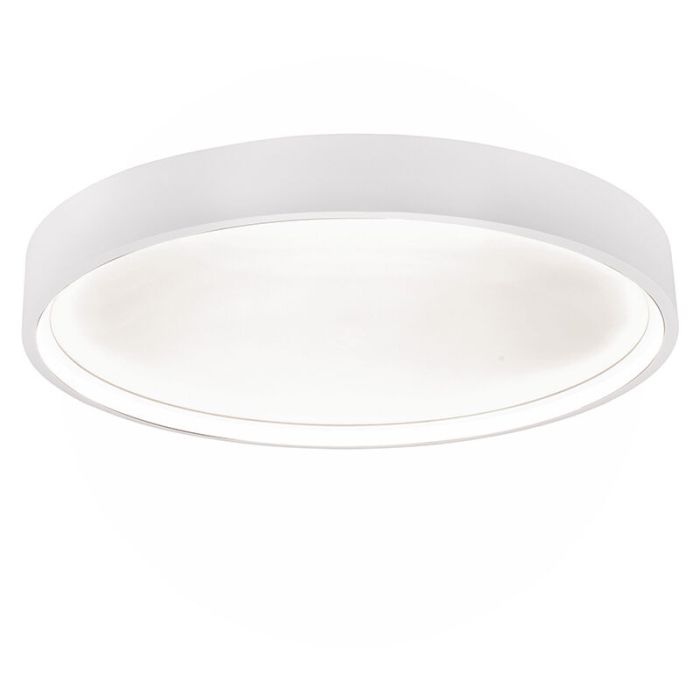 White flush ceiling light modern, Destin, 29W, warm to cold white adjustable LED